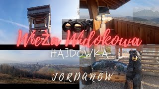 Wieża widokowa Hajdówka w Jordanowie piękne widoki na Tatry [upl. by Enahpad]