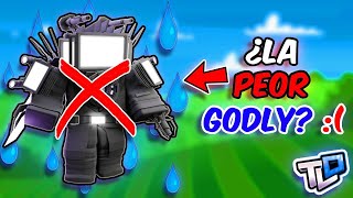 La UPGRADE TV MAN es LA PEOR GODLY😢 de TOILET LEGACY DEFENSE tld roblox [upl. by Verner]