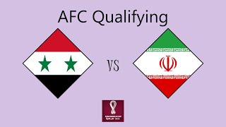 Syria vs Iran  Asian Qualifying Round 3 Group 1 [upl. by Pirnot]