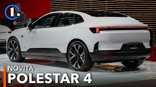 Il SUV coupé premium da 544 CV senza lunotto  POLESTAR 4 [upl. by Nihcas]