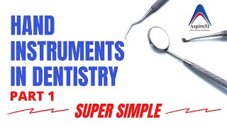 Hand Instruments  Operative Dentistry  Part 1 [upl. by Benjamen180]