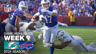 Miami Dolphins vs Buffalo Bills Game Highlights  NFL 2024 Season Week 9 [upl. by Cod753]