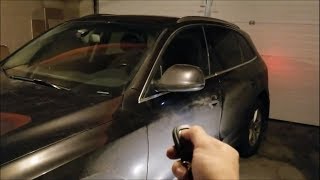 How to install remote starter on Audi Q5 [upl. by Rettuc555]