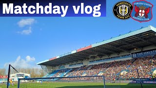 Matchday vlog carlisle united  Harrogate Town Afc  up the blues 💙 [upl. by See244]