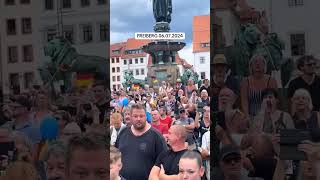 🇩🇪 0607 Freiberg  2400 Menschen beim AfD Bürgerdialog [upl. by Esinaj]