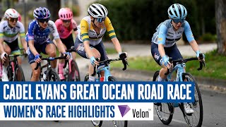 2023 Womens Cadel Evans Great Ocean Road Race  Highlights [upl. by Iahcedrom867]