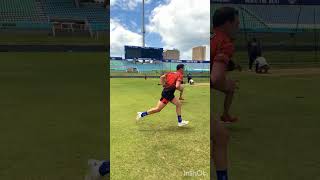 Daniel Worrall Wonderful bowling action shorts cricket sports [upl. by Azeel]