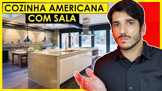 10 DICAS SIMPLES PARA FAZER SALA INTEGRADA COM COZINHA  COZINHA AMERICANA [upl. by Tjader980]