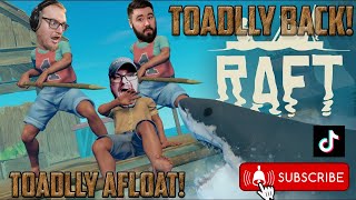 🌊 Toadally Awesome Raft Adventure Surviving the Ocean 🌴  Live Stream DanBGaming [upl. by Artapoelc]