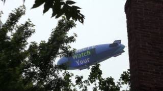 DirectTV Blimp circling above Yankee Stadium and my house [upl. by Verene]