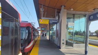 CALGARY CTRAIN Whitehorn LRT Station full station tour [upl. by Audwen]