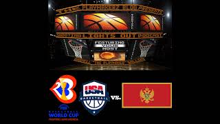 FIBA World Cup USA vs Montenergo [upl. by Gifferd]