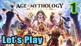 Lets Play  Age of Mythology Retold  Full Gameplay  Real Time Strategy Game  Full Release 1 [upl. by Cob]