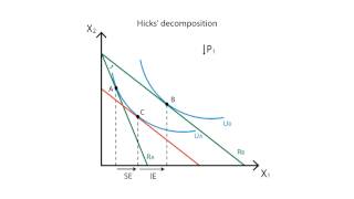 A9 Income and substitution effects  Consumption  Microeconomics [upl. by Otrebogad]