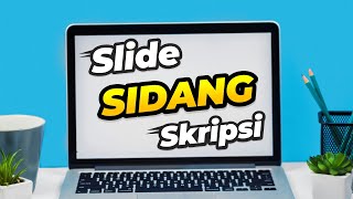 Contoh Slide Presentasi Sidang Skripsi yang Menarik [upl. by Llerrehs]