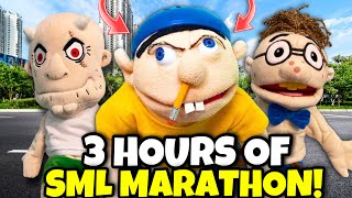 3 HOURS OF SML MARATHON FUNNIEST JEFFY VIDEOS [upl. by Ahsoyek678]