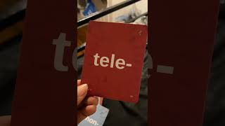 Morpheme of the day What does TELE mean ☎️ etymology [upl. by Strephon]