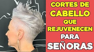 CORTES de CABELLO Para DAMAS 50 A 80 AÑOS [upl. by Akimad]