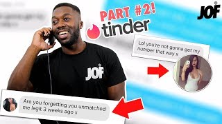 ASKING 100 GIRLS FOR THEIR NUMBER ON TINDER PART 2 [upl. by Floridia]