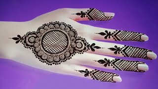 Beautiful new design mehandi  মেহেদির নতুন ডিজাইন  mehandi ka design  mehndi designs  mehndi [upl. by Clementine733]