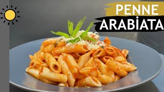 Domates Soslu Acı Makarna Penne Arabiata  Soslu Makarna Tarifi [upl. by Phineas438]