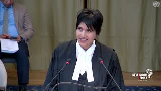 Adila Hassim SC presents SAs case at the ICJ [upl. by Gentilis]