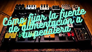 Cómo fijar una fuente Fender Engine Room a un Pedaltrain Novo 24 Válido para otros modelos [upl. by Norod815]