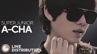 SUPER JUNIOR  ACha Line Distribution [upl. by Eneleuqcaj]