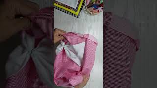 DIY Tote Bag with Big Bow  How to Sew a Tote Bag  Easy to Make  Sewing Tutorial [upl. by Merola363]