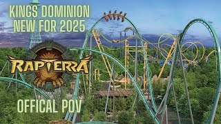 Kings Dominion NEW for 2025 Coaster Animation [upl. by Elad598]