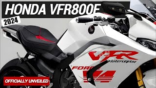 2024 ALL NEW HONDA VFR800F INTERCEPTOR V4  NEW TROUBLE FOR Ducati SUPER SPORT V4 [upl. by Salomone]