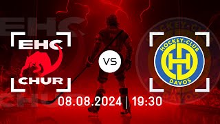 Preseason 2024  EHC Chur  HC Davos [upl. by Ecidnac134]