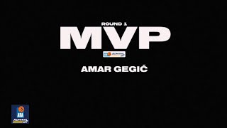 ROUND 1 MVP Amar Gegić Zadar [upl. by Airebma]