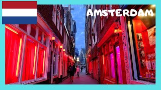 Famous Red Light District of Amsterdam The Netherlands [upl. by Janene]