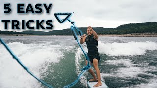 5 Beginner WakeSurfing Tricks You Need To Know [upl. by Airdna611]