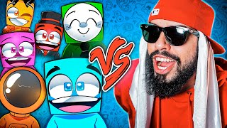 Turma do Problems Vs Mussa  Batalha de Youtubers [upl. by Eltsyrhc]