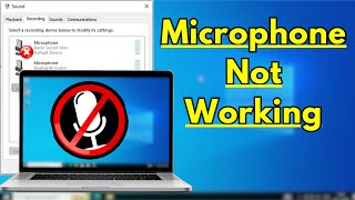 Microphone Not Working on Windows 10 [upl. by Tut]