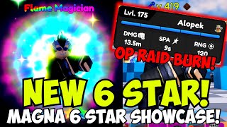 New 6 Star Magna Flame Magician Is an INSANE Raid Mode Burn Unit  ASTD Showcase [upl. by Renrag500]