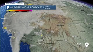 Cuyler Diggs takes a look at the wildfire smoke forecast [upl. by Shanleigh]