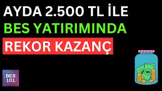 AYDA 2500 TL İLE BES SÖZLEŞMESİNDE REKOR GETİRİ  Bireysel Emeklilik Yatırım Motivasyon [upl. by Aihsema643]