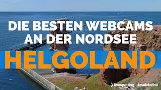 Erlebe die Faszination Helgoland – Webcam von Helgoland mit Düne und Hafen [upl. by Ynaffik422]