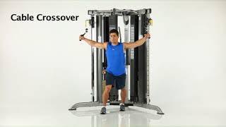 Chest Exercises  CXT200 Functional Trainer  TuffStuff Fitness [upl. by Helas227]