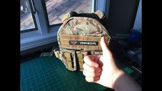 YAKEDA Modular Tactical Vest Quick Release Plate Carrier  Airsoft Review en Español [upl. by Neelyahs295]