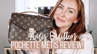 LOUIS VUITTON POCHETTE MÉTIS REVIEW  Whats In My Bag Moriah Robinson [upl. by Werdna]