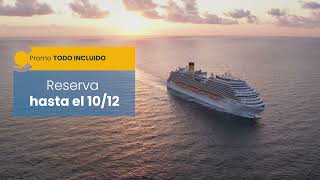 Costa Cruceros TODO INCLUIDO desde 699€ [upl. by Paten]