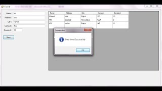 Simple VBnet Access connectivity Insert Data and Load to DataGridView [upl. by Yelsnia]