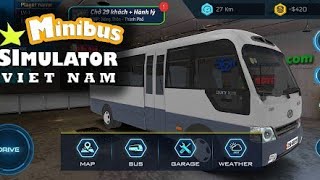 Gameplay of Minibus simulator Vietnam full gameplay  Ultra HD gameplay [upl. by Enilorac]