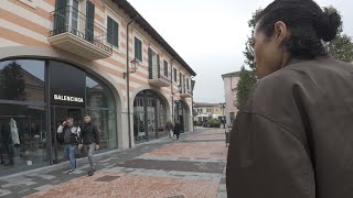 Milano vlog shopping designer outlets Serravalle [upl. by Neelyar]