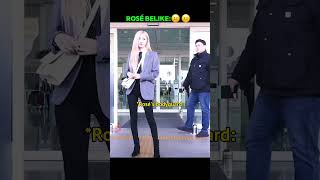 the difference between Rosés bodyguard and IUs bodyguard😅😅 blackpink rosé [upl. by Enajaras]