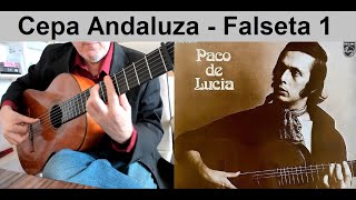 Bulerías Monday 61  Paco de Lucia  1st Falseta from quotCepa Andaluzaquot  Flamenco Guitar Tutorial [upl. by Cerys]